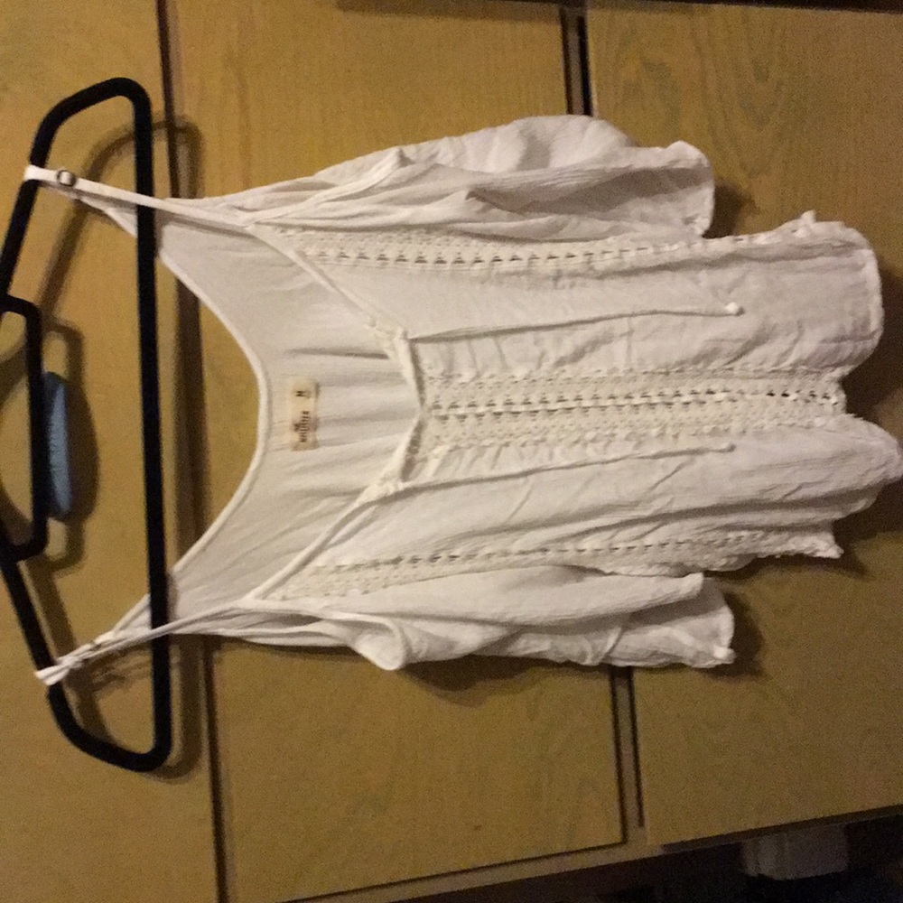 Hollister flowy top.